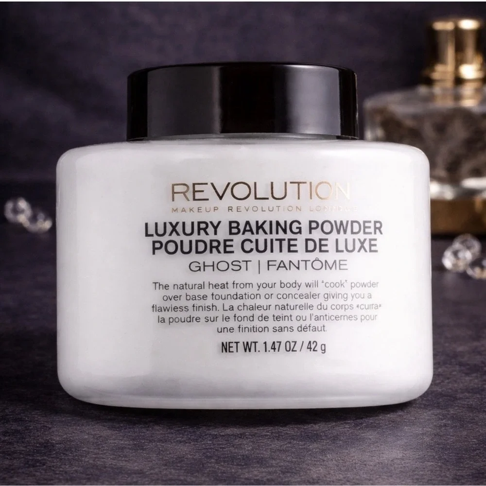 Makeup Revolution Luxury Baking Setting Powder Bundle - Ghost,‎ 3-Pack, NEW